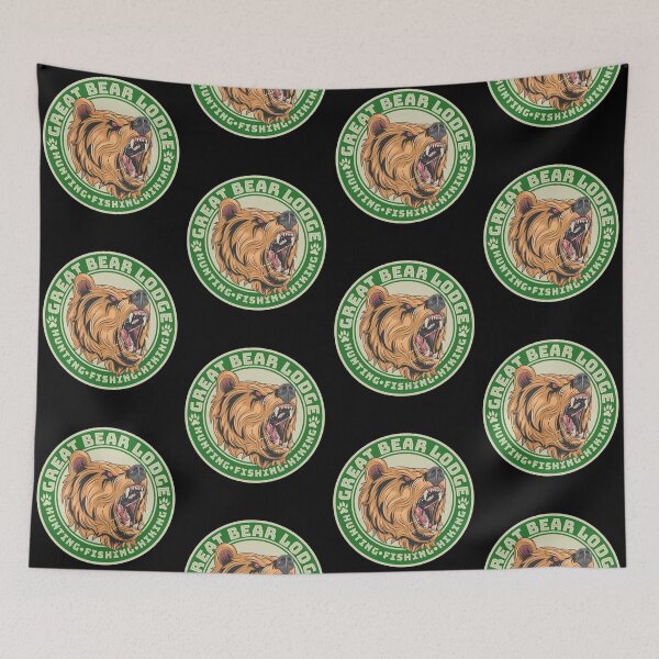Item preview, Great Bear Lodge Hunting Fishing Hiking Camping Outdoorsman designed and sold by CharJens.