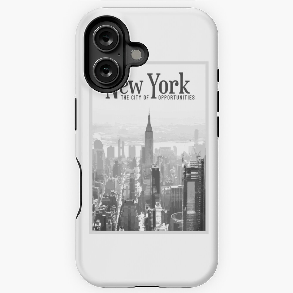 New York City (Black and White) Poster