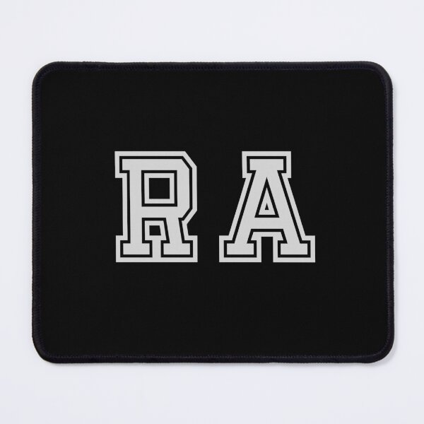 Item preview, R.A. Varsity Initials | Varsity Letters | Black And White | Personalised Gifts designed and sold by Avo And Sriracha.