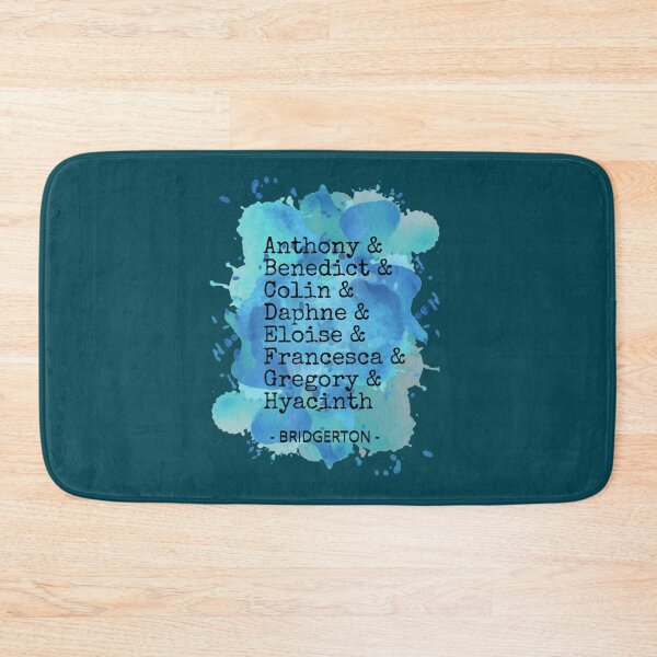 Item preview, BLUE WATERCOLOR BRIDGERTON Cast of Characters for Lady Whistledown_s SOCIETY PAPERS BLUE designed and sold by camillemitchell.