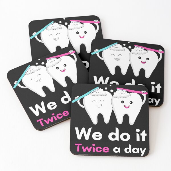 Item preview, We do it twice a day Brush teeth Dentist designed and sold by diip.