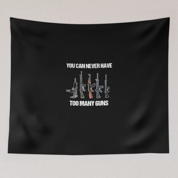 Item preview, Police-t-Shirt-India-You-can-Never-Have-Too-Many-Guns-Israeli-Police-t-shirt designed and sold by BuchlerRune.