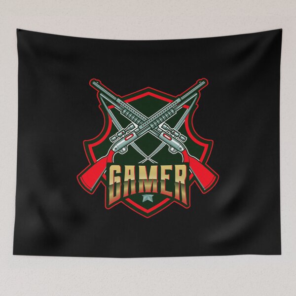Item preview, Gamer with Shoot out Weapon designed and sold by PRIVARSHU.