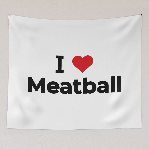 Item preview, I love meatball  designed and sold by Moyanana.