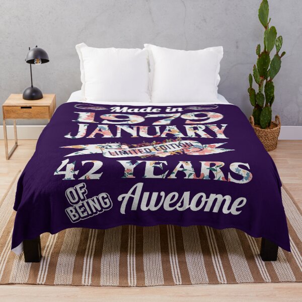 Item preview, Made in 1979 January Limited edition 42 years of being awesome Essential designed and sold by MitSafiz.