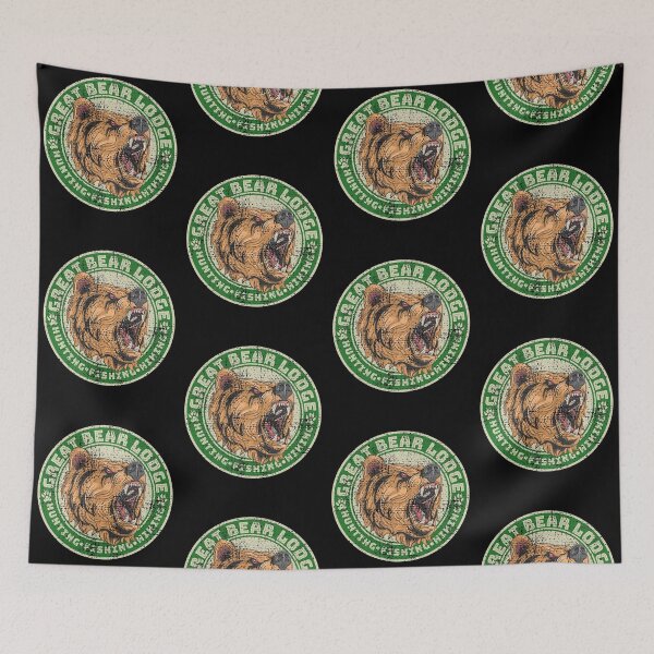 Item preview, Great Bear Lodge Hunting Fishing Hiking Camping Outdoorsman designed and sold by CharJens.