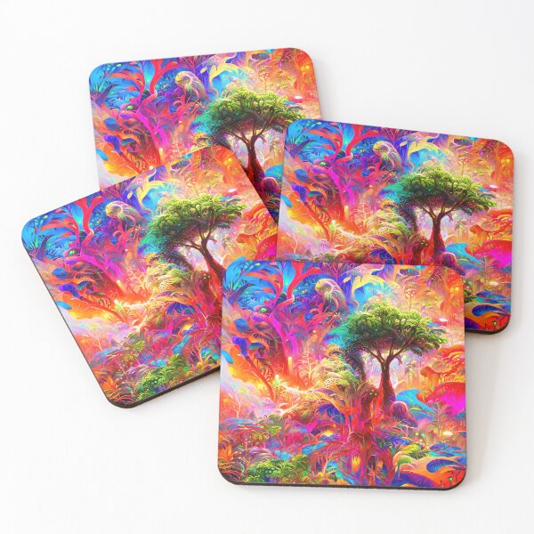 Item preview, Psychedelic Melting Jungle designed and sold by wumples.
