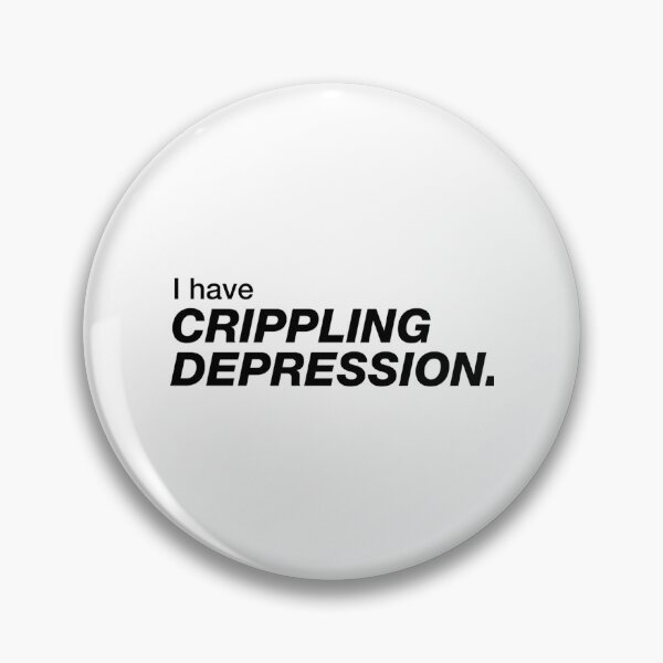 Item preview, I have crippling depression Pullover Sweatshirt designed and sold by MitSafiz.