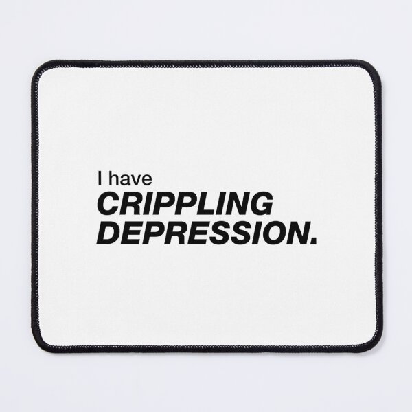 Item preview, I have crippling depression Pullover Sweatshirt designed and sold by MitSafiz.