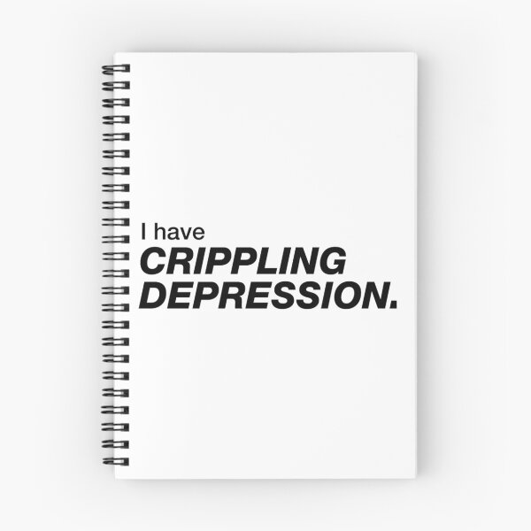 Item preview, I have crippling depression Pullover Sweatshirt designed and sold by MitSafiz.