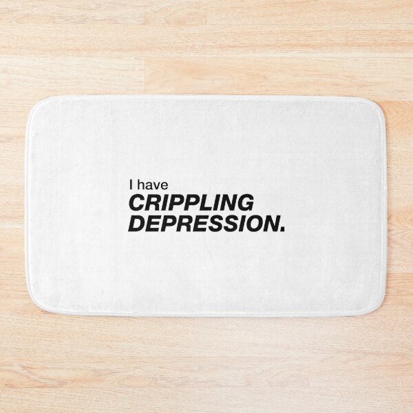 Item preview, I have crippling depression Pullover Sweatshirt designed and sold by MitSafiz.