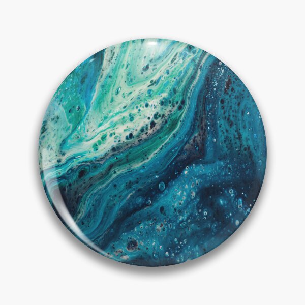 Item preview, Abstract Acrylic Pouring Blue Water designed and sold by mhfoto.