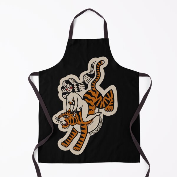 Item preview, Tiger Lady Tattoo Flash designed and sold by Rebecca Murray.