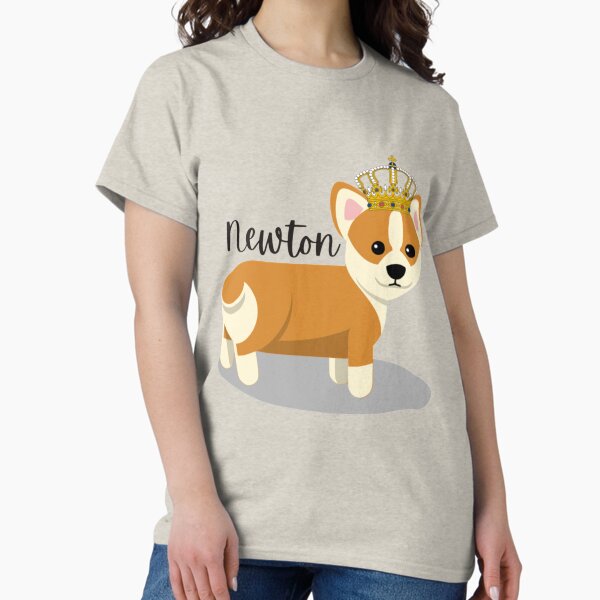 Aperçu de l'œuvre Bridgerton Corgi Newton Crown chiot mignon Kate Sharma Sheffield créée et vendue par camillemitchell.