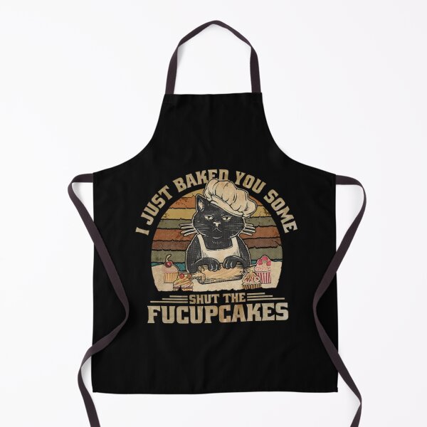 Item preview, Black Cat Fucupcakes Retro - I Just Baked You Some Shut The Fucupcakes designed and sold by MiladaJezova.