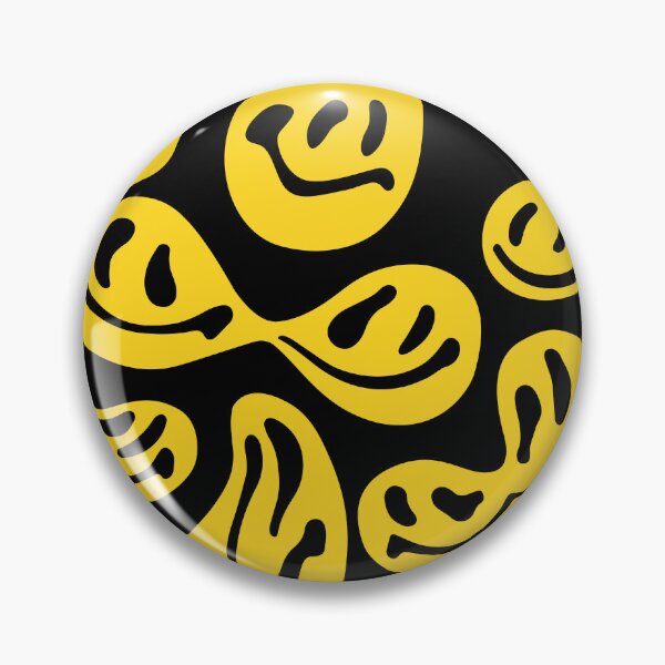 Item preview, Smiles pack yellow melted smiley face designed and sold by retrippy.