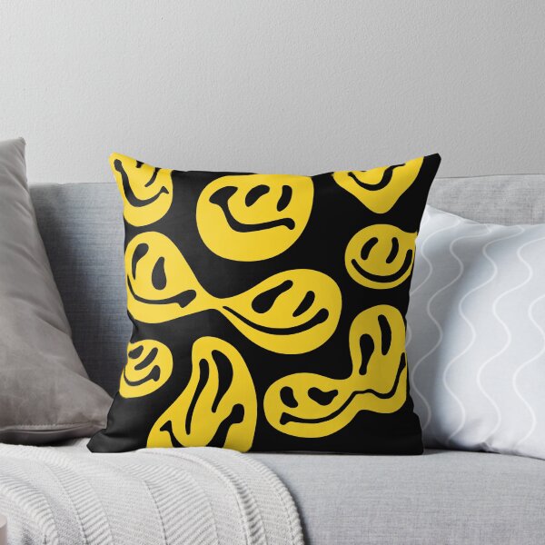 Item preview, Smiles pack yellow melted smiley face designed and sold by retrippy.