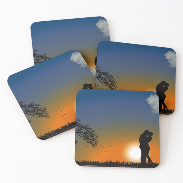 Item preview, Beautiful Sunset Couple  designed and sold by formylovelydog.