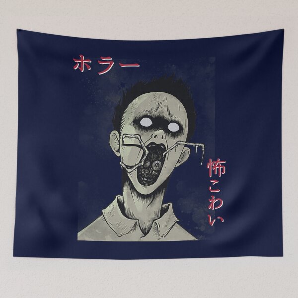 Artikelvorschau, Japanischer Horror-Manga-Horror-Comic-Fan fürchtet gruseliges Halloween entworfen und verkauft von LcorBanner.
