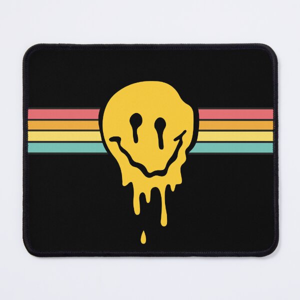Item preview, Drippy smiley face rainbow, Melted Smiley Face designed and sold by retrippy.