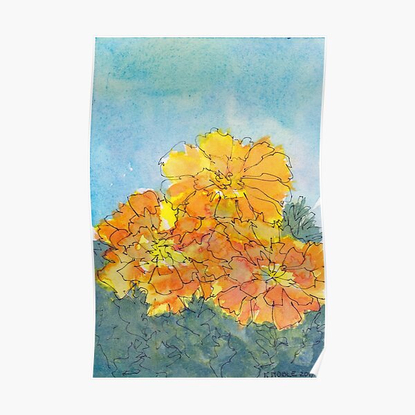 Merry Marigolds! Poster