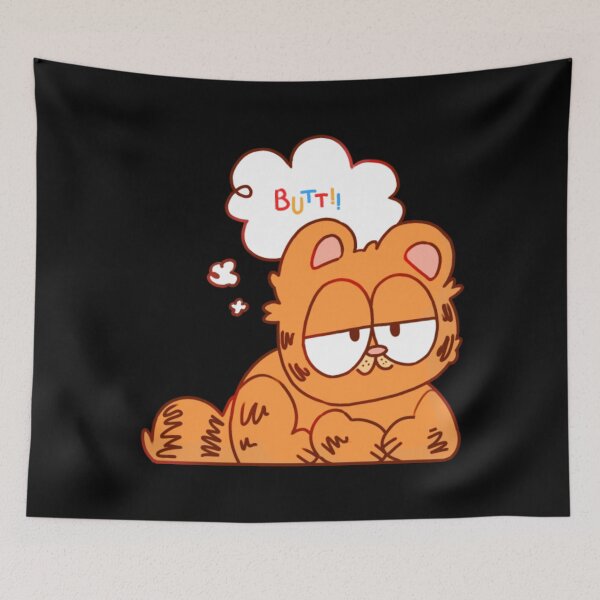 Item preview, Garfield doing a thought art gift designed and sold by MiladaJezova.