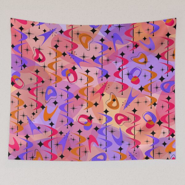Item preview, Mid Century Modern Retro Curvy Scene designed and sold by DesignLust.
