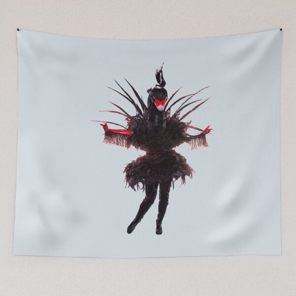 Item preview, Masked Singer US Season 5 Costume - Black Swan   designed and sold by BrainboxCandys.