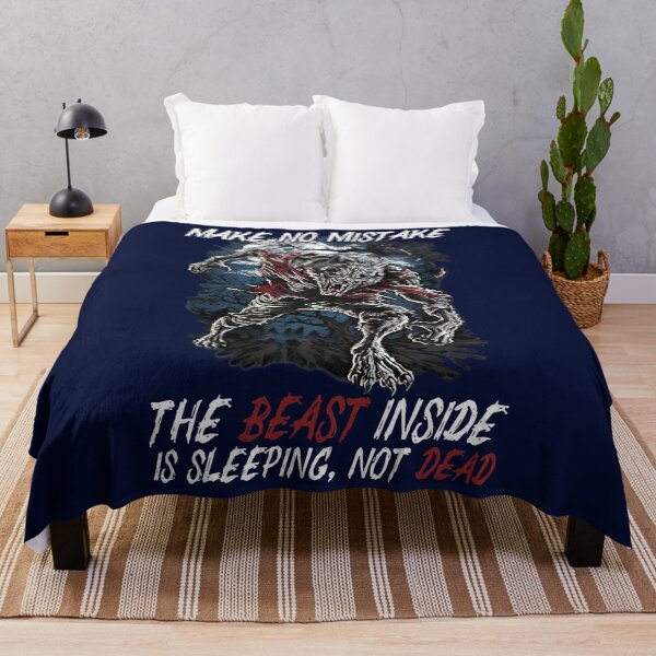 Item preview, Make No Mistake The Beast Inside Is Sleeping Not Dead Wolf designed and sold by LcorBanner.