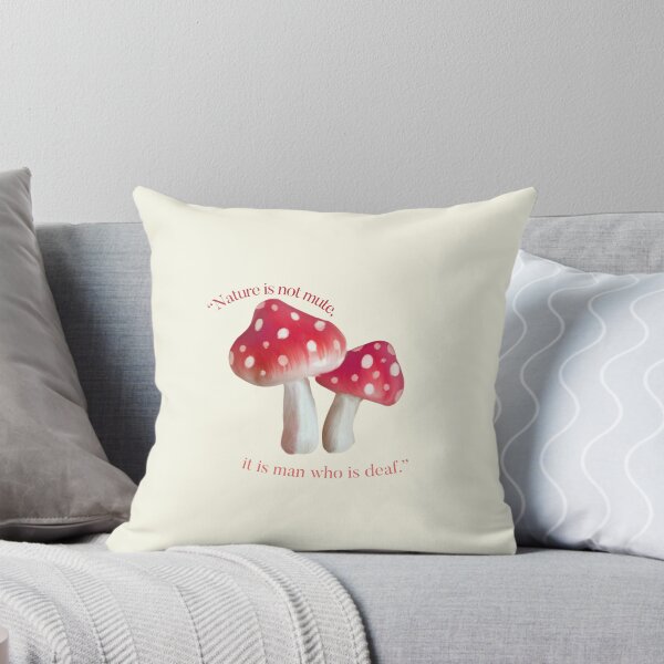 Item preview, Terence McKenna Mushroom Quote, Pastel Yellow designed and sold by EtheralShop777.