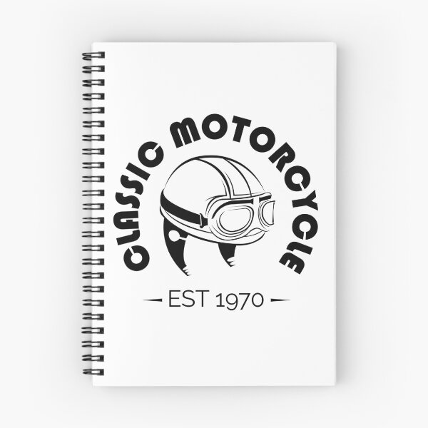 Artikelvorschau, Klassische Motorräder mit retro Helm - motorcycle helmet logo entworfen und verkauft von AndreMi.