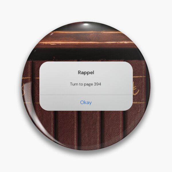 Item preview, Message: Turn to page 394 designed and sold by Clara Diab.