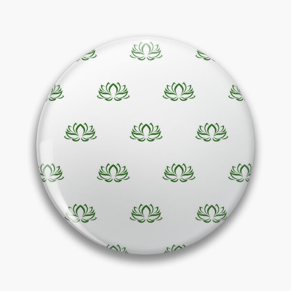 Item preview, Dark green Lotus Flower Pattern designed and sold by patterniastudio.