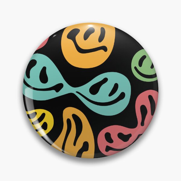 Artikelvorschau, Smiles Dipping Pack buntes, geschmolzenes Smiley-Gesicht entworfen und verkauft von retrippy.
