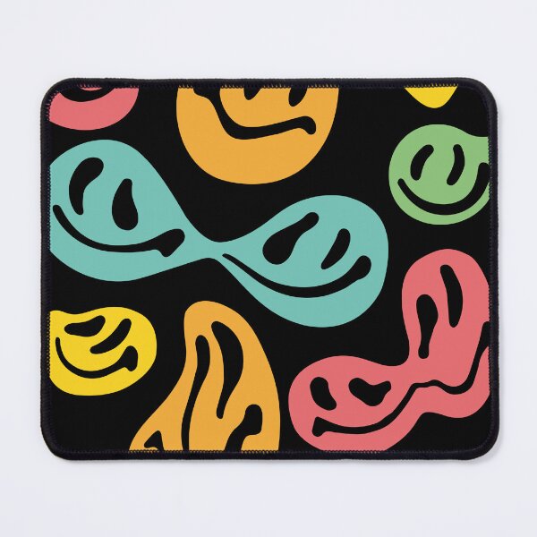 Item preview, Smiles dipping pack colorful, melted smiley face designed and sold by retrippy.