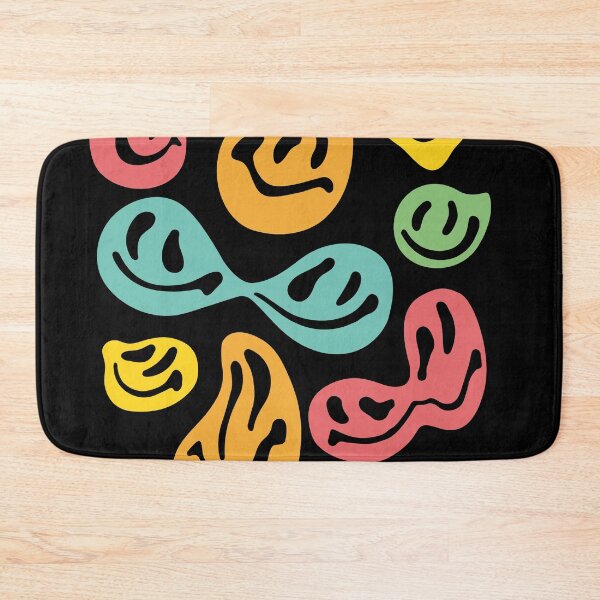 Item preview, Smiles dipping pack colorful, melted smiley face designed and sold by retrippy.