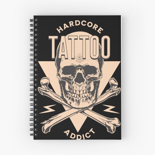 Item preview, Grunge, Hardcore Tattoo Addict, Skull and Crossbones designed and sold by mamahellfire31.