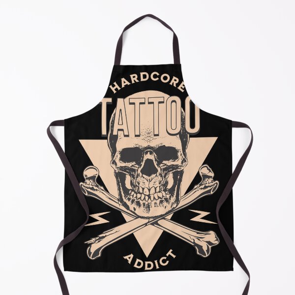 Item preview, Grunge, Hardcore Tattoo Addict, Skull and Crossbones designed and sold by mamahellfire31.