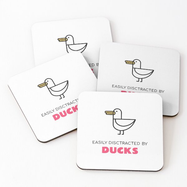 Item preview, Easily Distracted by Ducks designed and sold by PopDonkey.