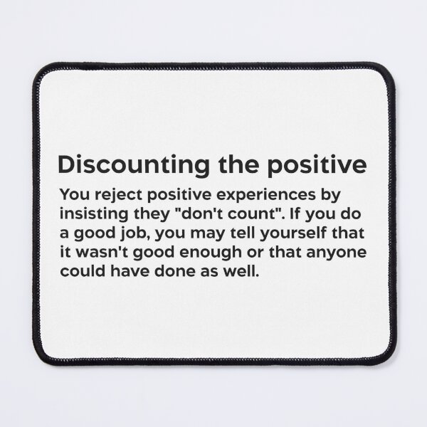 Item preview, Discounting the positive black designed and sold by EdimQuotes.