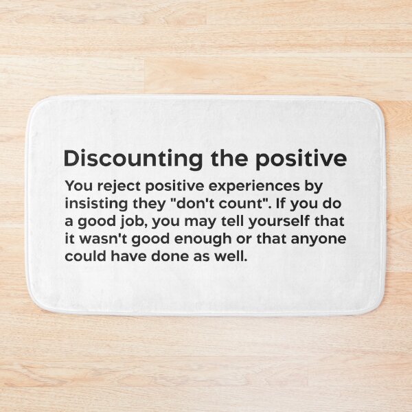Item preview, Discounting the positive black designed and sold by EdimQuotes.