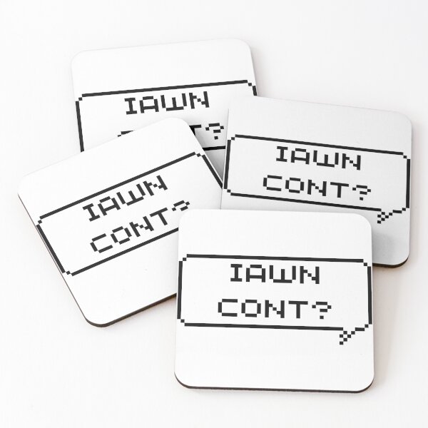 Item preview, IAWN CONT? Funny Welsh Language Pixel Speech Bubble designed and sold by ST-OR.