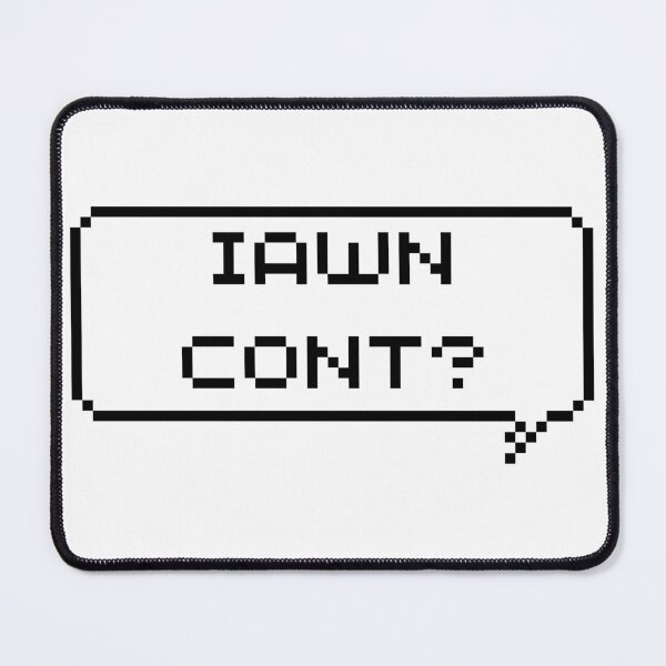 Item preview, IAWN CONT? Funny Welsh Language Pixel Speech Bubble designed and sold by ST-OR.