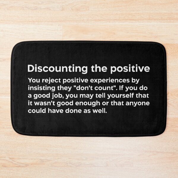 Item preview, Discounting the positive white designed and sold by EdimQuotes.