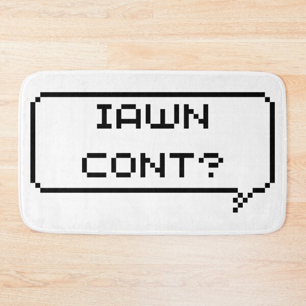 Item preview, IAWN CONT? Funny Welsh Language Pixel Speech Bubble designed and sold by ST-OR.