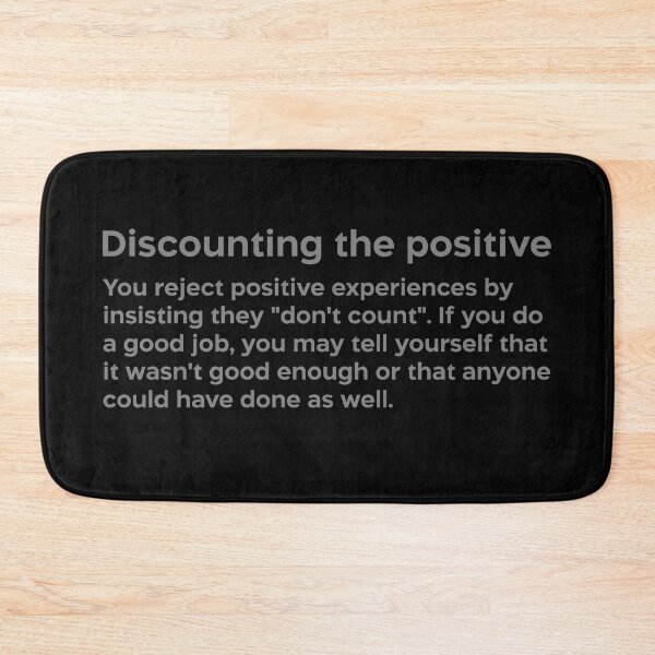 Item preview, Discounting the positive grey designed and sold by EdimQuotes.