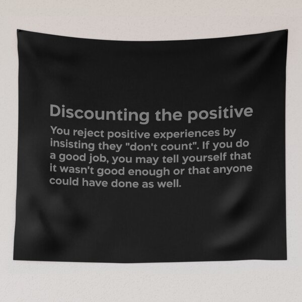 Item preview, Discounting the positive grey designed and sold by EdimQuotes.