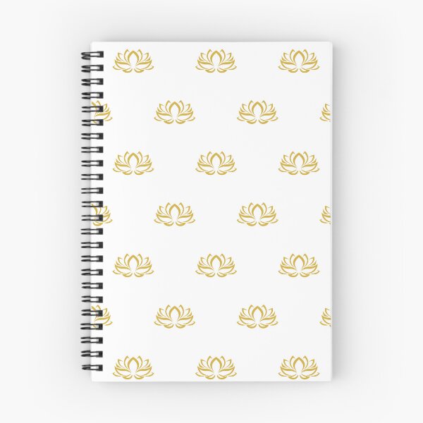 Item preview, Gold Lotus Flower Pattern designed and sold by patterniastudio.