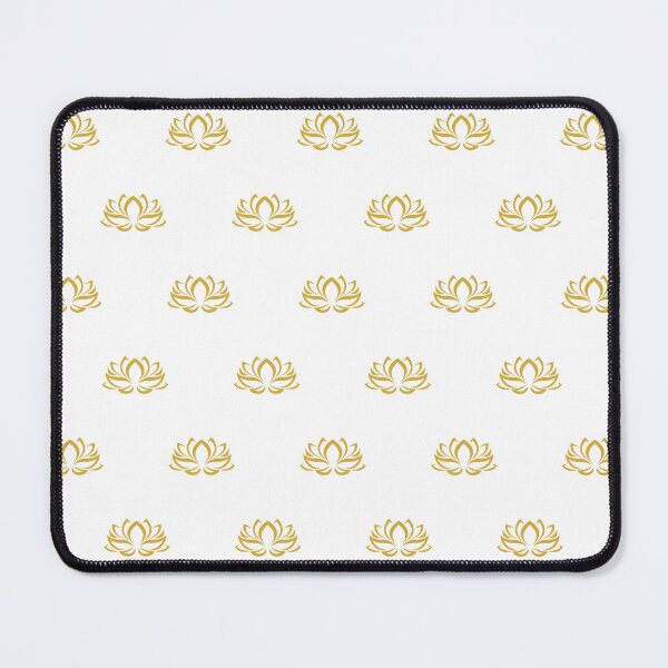 Item preview, Gold Lotus Flower Pattern designed and sold by patterniastudio.