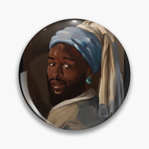 Item preview, The boy with the Teal Earring designed and sold by PleasureNerd.